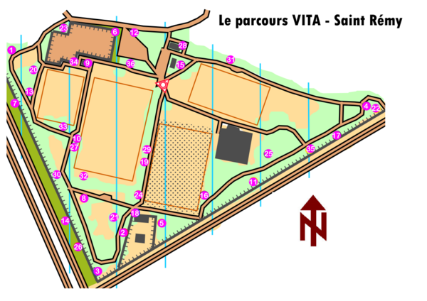 Course d'orientation : le parcours fixe